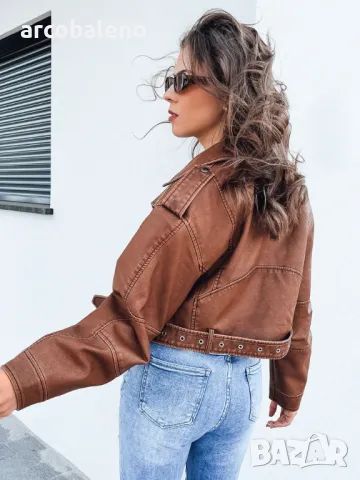 Дамско кожено яке BADEN, 3цвята , снимка 5 - Якета - 47751169