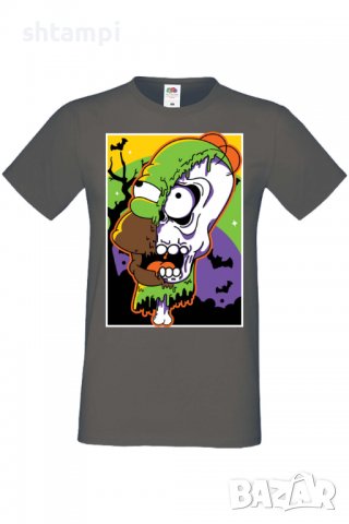 Мъжка тениска The Simpsons Homer Simpson 02,Halloween,Хелоуин,Празник,Забавление,Изненада,Обичаи,, снимка 8 - Тениски - 38136367