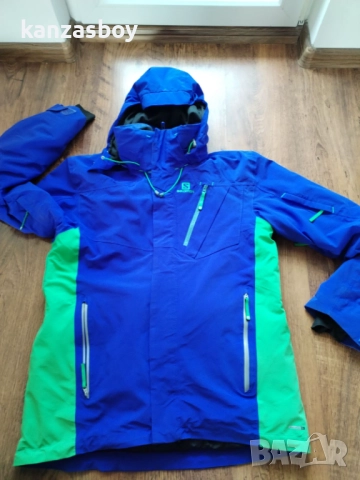 SALOMON Men's Iceglory ski jacket - мъжко ски яке КАТО НОВО L, снимка 8 - Якета - 52079847