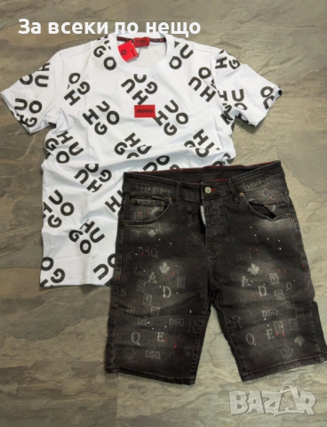 Hugo Boss Мъжка Черна Тениска👕Мъжка Блуза С Къс Ръкав В Бял Цвят Код NGHSP67, снимка 3 - Дънки - 53924104