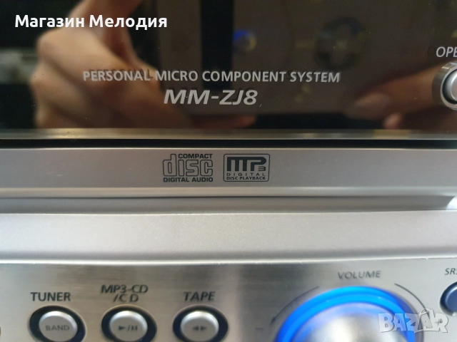 Аудиосистема Samsung MM-ZJ8 Silver има дистанционно. С ради, дуск, касета и aux. В отлично техническ, снимка 5 - Аудиосистеми - 37235070