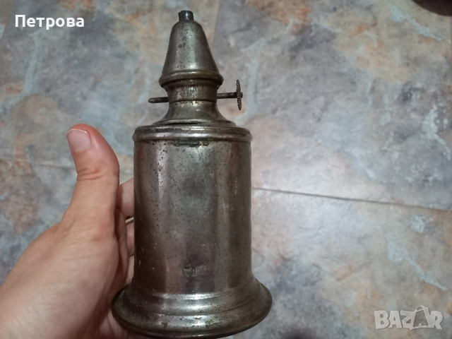 Френска маслена лампа, снимка 2 - Антикварни и старинни предмети - 52858045