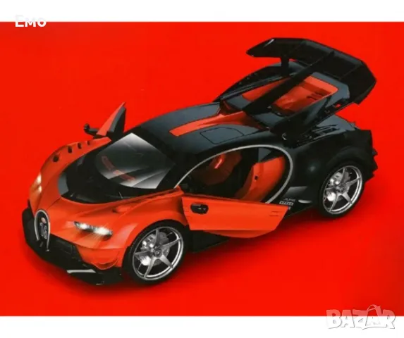 Детска кола Bugatti с дистанционно управление и отварящи се врати, снимка 3 - Електрически играчки - 48027842