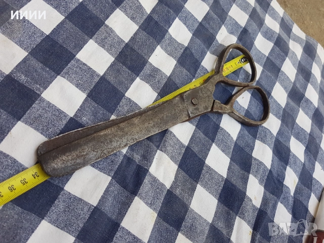 Османска ножица с печати 1841 , снимка 7 - Антикварни и старинни предмети - 53141815
