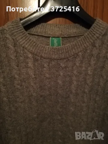 Сив пуловер, нов, размер XL, снимка 2 - Пуловери - 48681457
