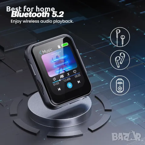 128G MP3 плейър с Bluetooth  BMDSAE M01, снимка 3 - MP3 и MP4 плеъри - 49408815