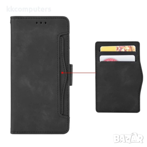 Realme 14 5G / 14T 5G Magnetic Wallet Кожен Калъф и Протектор, снимка 13 - Калъфи, кейсове - 50652790