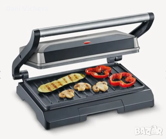 Грил скара Severin Contact Grill (KG 2394) 800W, снимка 3 - Скари - 52870403