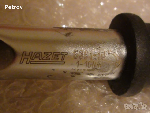 HAZET 6391-10 - MADE IN GERMANY - 1/4" Динамометричен Ключ 1 - 10 Nm / ПРОФЕСИОНАЛЕН,ВИСОКОКАЧЕСТВЕН, снимка 2 - Гедорета - 49352015