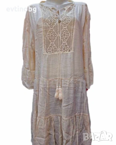 Свежарска плажна туника с пискюли, снимка 4 - Туники - 54132702