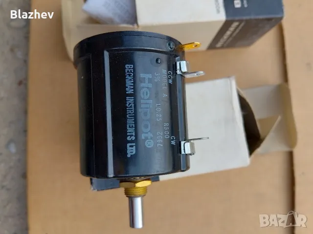 Потенциометър Beckman Helipot AR500, снимка 3 - Други машини и части - 49437590