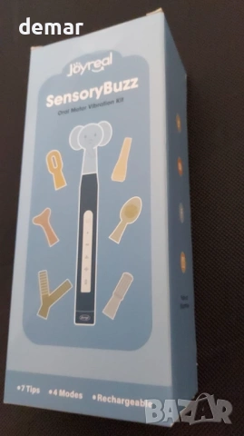 Комплект за орална моторна стимулация Joyreal, 7 сменяеми текстурирани глави, 4 режима на вибрация, снимка 8 - Други - 53900904