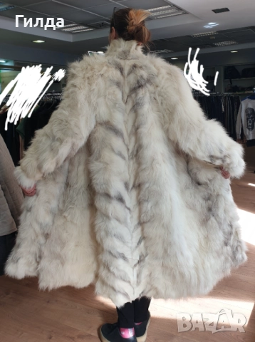 манто от арктическа лисица M / L, снимка 7 - Палта, манта - 52038773