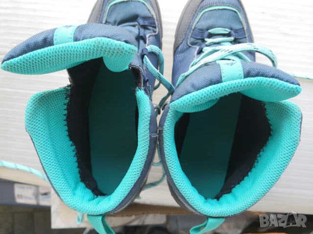 много запазени обувки ДАМСКИ-детски туристически КРОС-кънтри "Quechua" № 36, снимка 4 - Дамски боти - 51259733