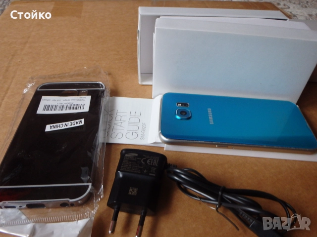 Samsung Galaxy S6 SM-G920F, 5.1 inches, син топаз