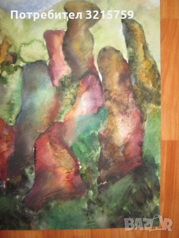 Картина акварел, Доротея Димчева, 47х37см.  , снимка 2 - Картини - 35278857