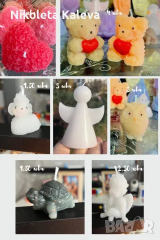 Ръчно изработени свещи от соев восък, снимка 6 - Ръчно изработени сувенири - 47969101