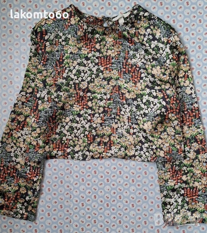 Блузи от шифон и сатен H&M,  размер 38., снимка 4 - Блузи с дълъг ръкав и пуловери - 51040668