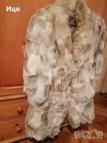 Дамско палто със дълъг косъм от лисица , снимка 2 - Палта, манта - 30472468
