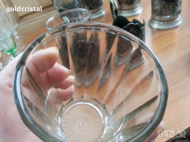 Руски термо стъклени чаши, снимка 6 - Антикварни и старинни предмети - 36634923
