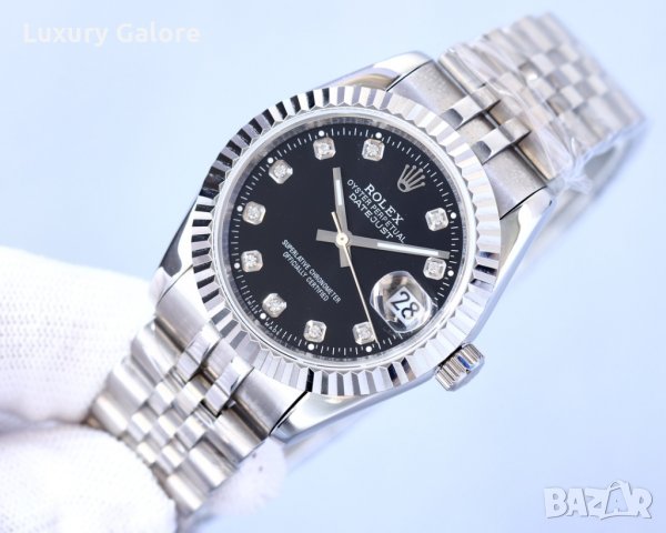 Унисекс часовник Rolex Oyster Perpetual Datejust с автоматичен механизъм, снимка 5 - Дамски - 36927574