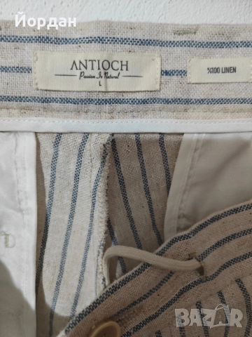 Ново! Ленен панталон Antioch Л, снимка 4 - Панталони - 50976717