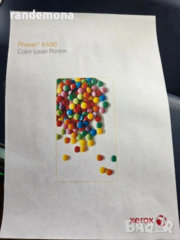 Цветен лазерен принтер Xerox Phaser 6500N, снимка 5 - Принтери, копири, скенери - 53185464