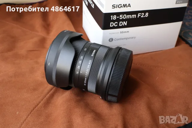 Обектив Sigma 18-50mm F2.8 DC DN Contemporary за Canon RF
