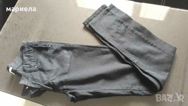 Панталон с висока талия тип дънки, снимка 1 - Панталони - 30737161