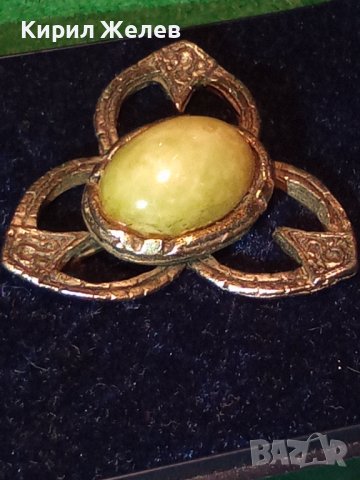 Маркова стара Посребрена Брошка в кутията й - 10751, снимка 10 - Антикварни и старинни предмети - 28291357