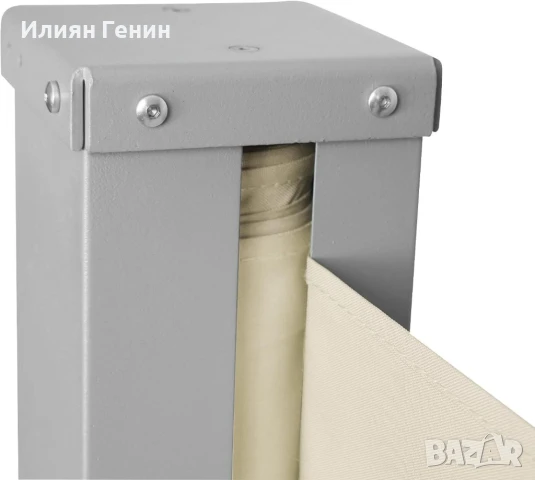 Jago® Прибиращ се параван за открито – 500 x 160 см, снимка 4 - Градински мебели, декорация  - 50844409