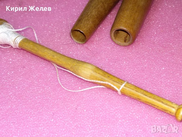 СТАР РЯДЪК ШИВАШКИ ТАКЪМ от ДЪРВО РЪЧНА ИЗРАБОТКА 42876, снимка 4 - Други ценни предмети - 44307526