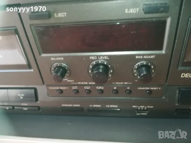 TECHNICS DUAL REC DECK+SONY VINTAGE RECEIVER 260924, снимка 7 - Ресийвъри, усилватели, смесителни пултове - 47363980