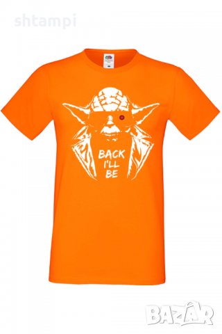 Мъжка тениска Star Wars Yoda Terminator,Междузвездни войни,Филм,Изненада,Подарък,Повод,, снимка 12 - Тениски - 37717773