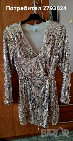 Дамска рокля с пайети