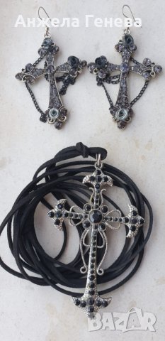 Сет атрактивни бижута, снимка 2 - Бижутерийни комплекти - 38063464