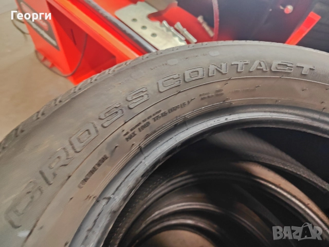 4бр.всесезонни гуми 225/60/17 Continental, снимка 4 - Гуми и джанти - 52490353