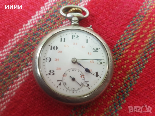 Джобен часовник ARGENTAN, снимка 2 - Антикварни и старинни предмети - 53244565