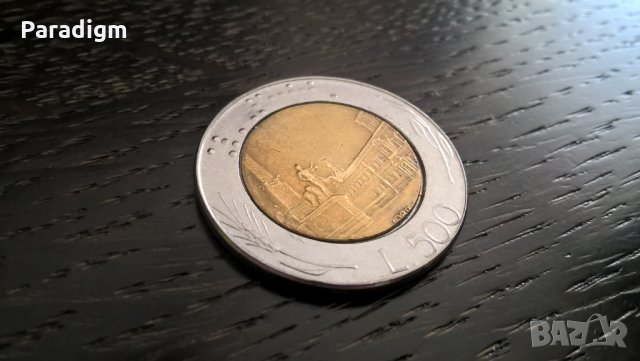 Монета - Италия - 500 лири | 1988г., снимка 1 - Нумизматика и бонистика - 31712062