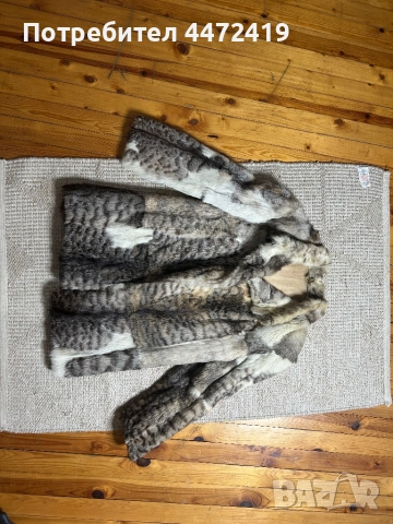 Дамско зимно палто от заек