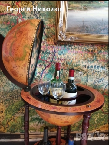 Глобус Бар дърво , снимка 4 - Статуетки - 51892982