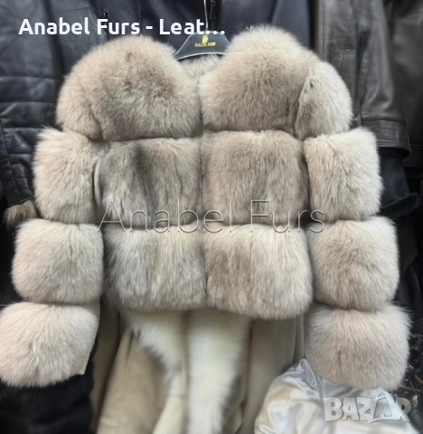 Дамско палто от естествен косъм и естествена кожа, снимка 15 - Якета - 34455047