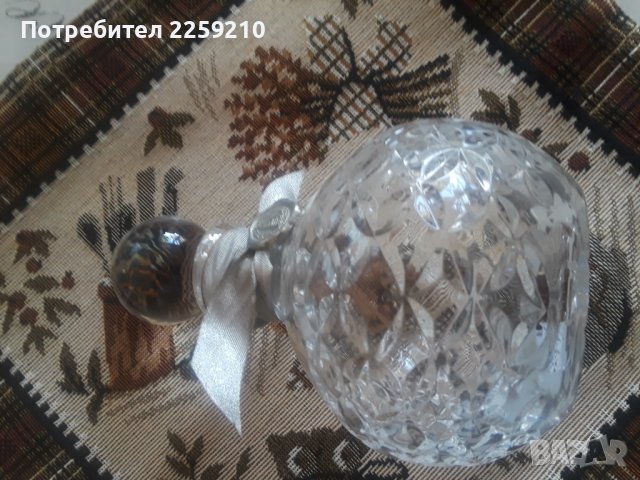 кристална бутилка за парфюм , снимка 5 - Вази - 37161767