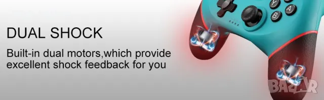 Безжичен контролер за Nintendo и компютър PC от Diswoe, снимка 7 - Аксесоари - 48824824