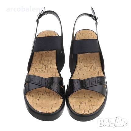 Дамски сандали на клин, 3цвята , снимка 9 - Сандали - 40809165