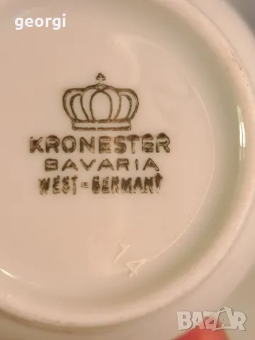 немски порцеланов сервиз за кафе 25/4, снимка 10 - Сервизи - 50200629