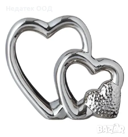 Декоративна украса сърца, 19x5x16 см