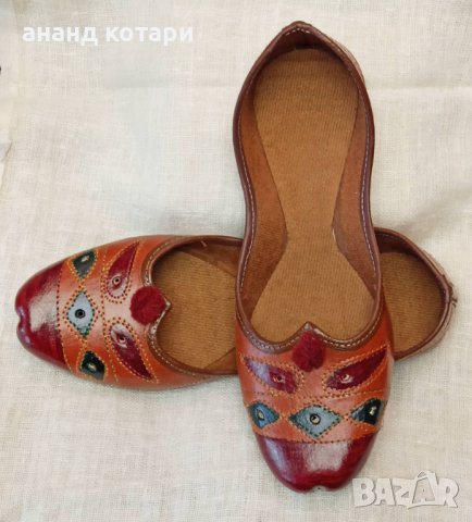 Индийски кожени чехли, снимка 2 - Сандали - 29058171