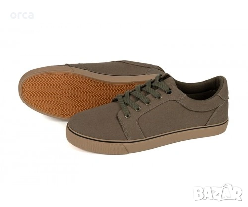 Обувки Fox Khaki Canvas Shoes нисък профил за ежедневно носене Plus, снимка 2 - Екипировка - 53022621