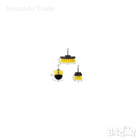 Четки Mercado Trade, Четки за почистване, 3броя, снимка 4 - Аксесоари и консумативи - 38227619